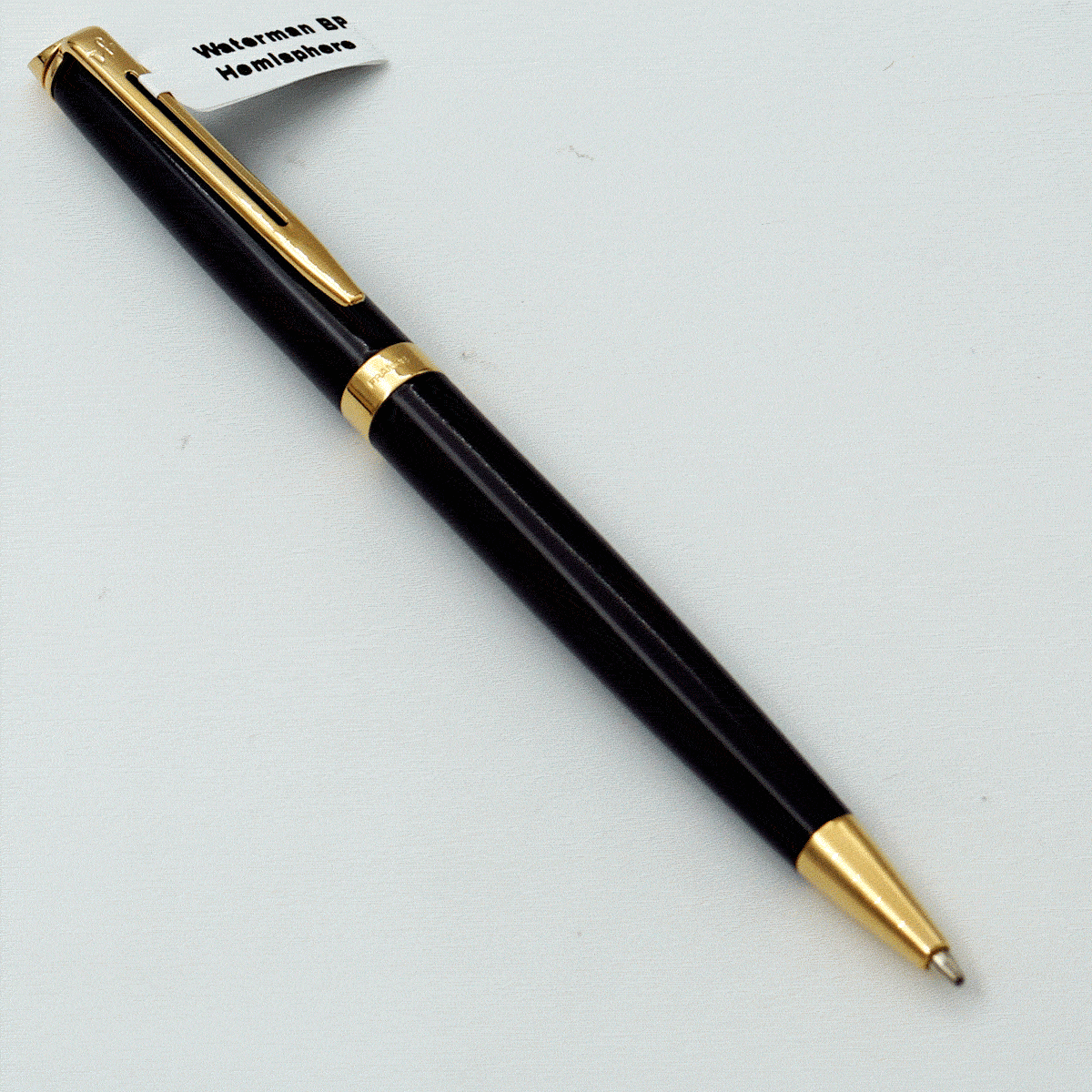 Waterman Hemisphere Mars Black Color Body With Golden Color Clip Medium Tip Twist Type Ball Pen SKU 24494