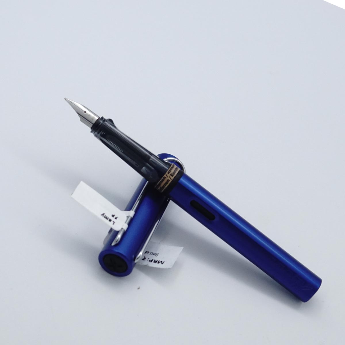Lamy 315 AL Star Ocean Blue Color Body Sliver Clip Medium Nib Converter Type Fountain Pen  SKU 25279