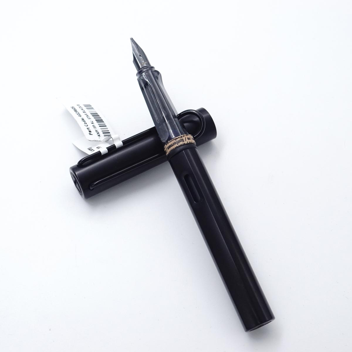 Lamy 605 Al Star Full Black Color Body Broad Nib Converter Type Fountain Pen  SKU 25282