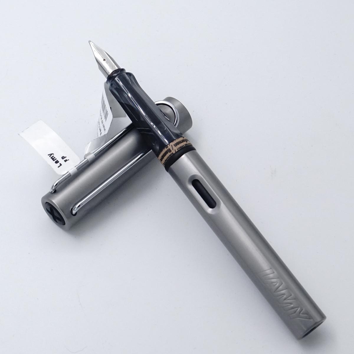 Lamy 303 AL Star Graphite Sliver Color Body With Sliver Clip Medium Nib Converter Type Fountain Pen  SKU 25289