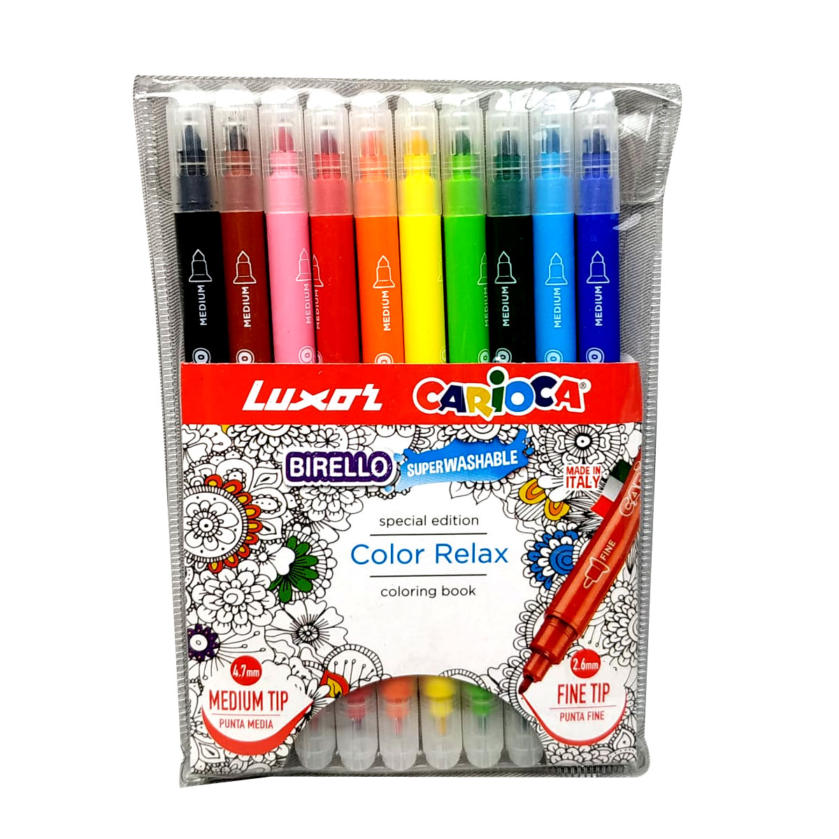Luxor Sketch Pens – Black (Pack of 10 Pieces) – Rangbeerangee.com –  Colourful Stationery Sellers